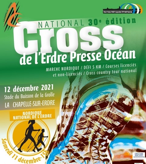 Cross de LErdre Affiche 12 12 2021 