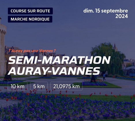 0915 semi marathon et km Auray Vannes