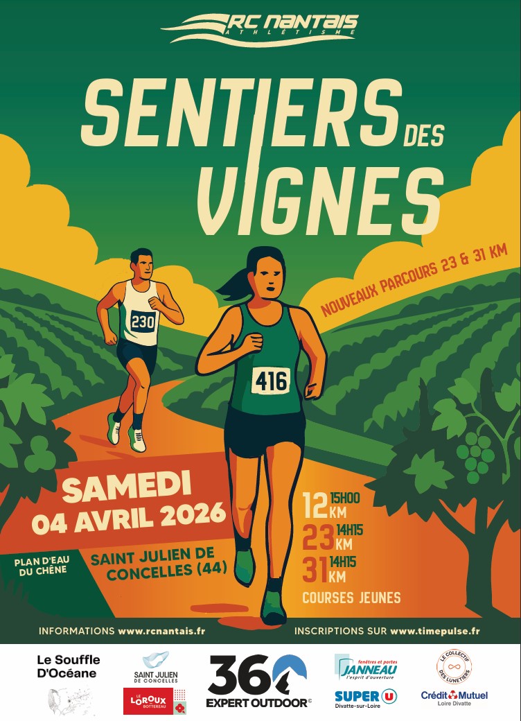2026 SENTIERS DES VIGNES AFFICHE