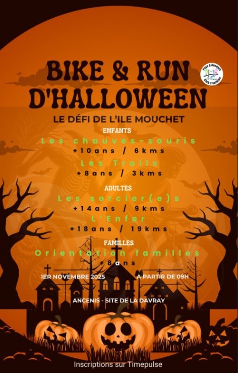 Bike and Run Halloween AFFICHE