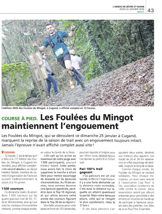 Foulées Mingot 2026