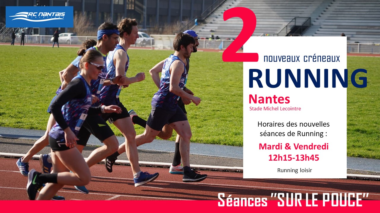 NOUVEAUX CRENEAUX RUNNING NANTES