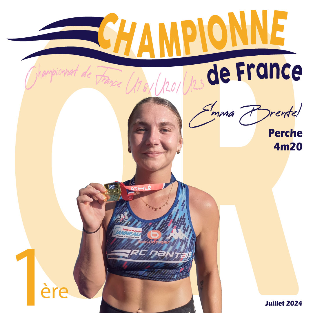 MEDAILLE OR EMMA JUILLET 2024