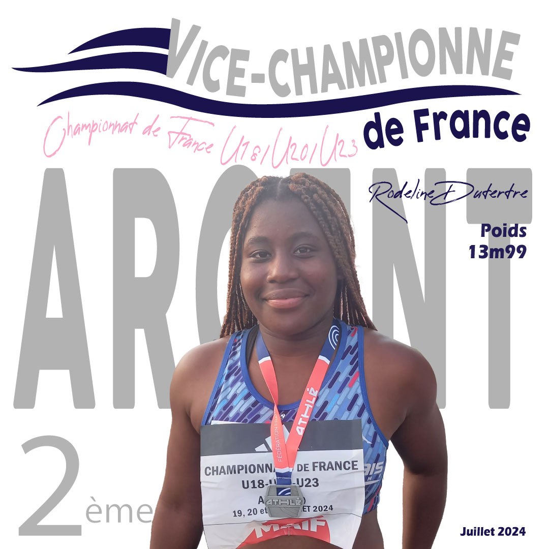 MEDAILLE ARGENT RODELINE JUILLET 2024