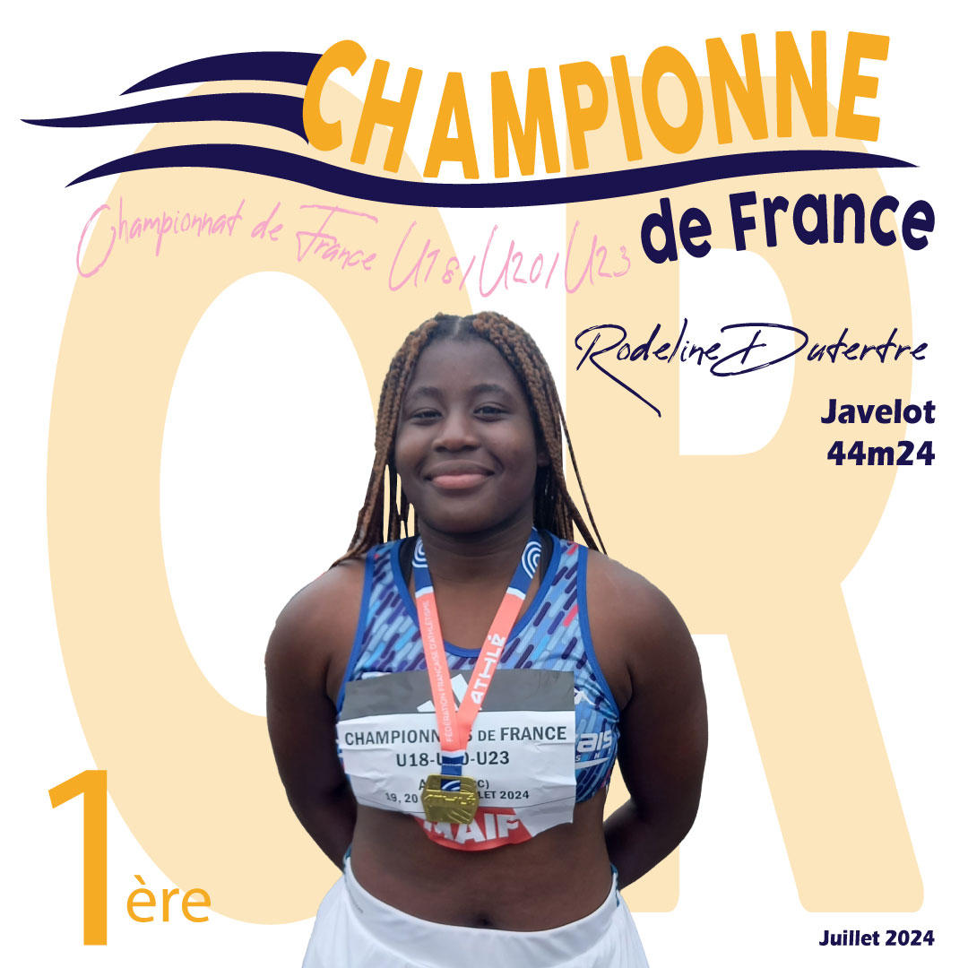 MEDAILLE OR RODELINE JUILLET 2024