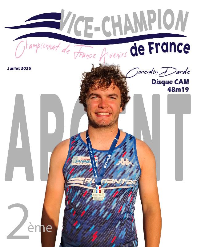 MEDAILLE ARGENT CORENTIN