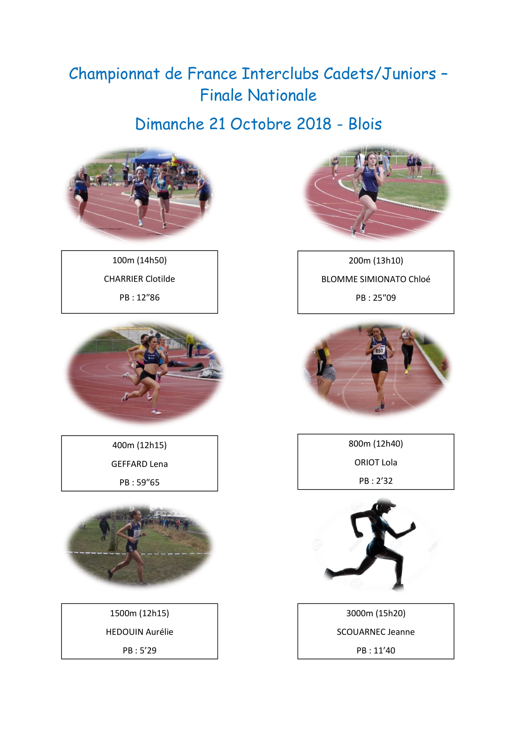 Championnat de France Interclubs Cadets 1