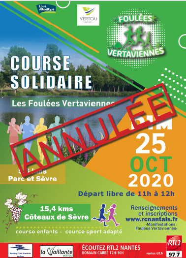 Foulees Veratviennes 2020 Annulation