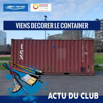 [VIENS DECORER LE CONTAINER DU RCN] ⚪🔵