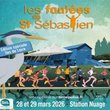 29/03/2026 -  Les Foulées de SAINT-SEBASTIEN-SUR-LOIRE 28 & 29/03/2026 -  Trail de la Pierre Qui Tourne LE FIEF SAUVIN 29/03/2026 -  Trail des Tranchées DOUAUMONT > VERDUN 29/03/2026 -  La Transgolfe SAINTE MAXIME - SAINT TROPEZ 29/03/2026 -  Semi-Maratho